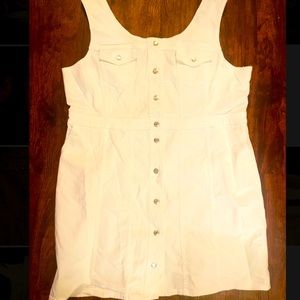 Beautiful J Crew Plus Size Denim Dress ( Color is White